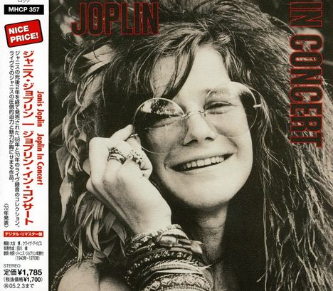 Janis Joplin: Joplin In Concert, CD
