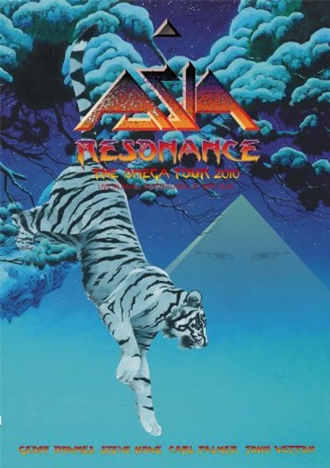 Asia: Resonance: The Omega-Tour: Live In Basel, Switzerland 2010 + Bonus (Region A), 2 CDs und 1 Blu-ray Disc
