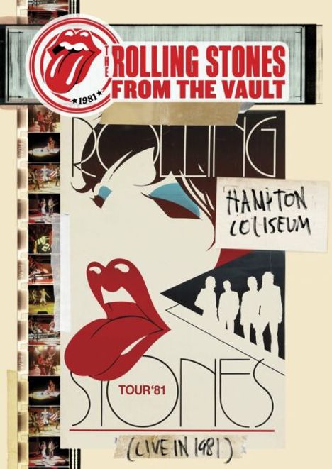 The Rolling Stones: From The Vault: Hampton Coliseum (Live In 1981), 1 Blu-ray Disc und 2 CDs