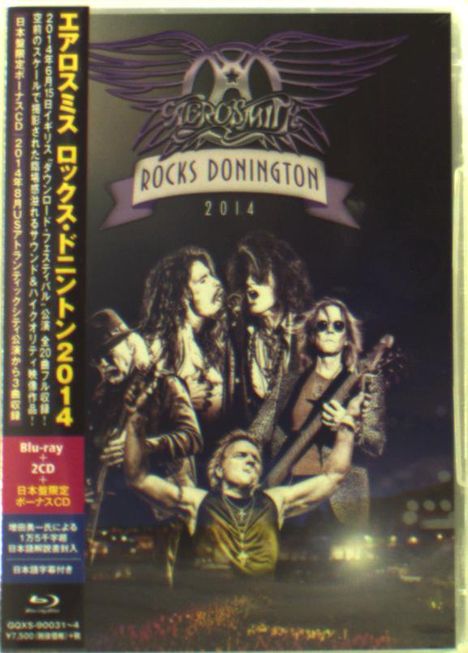 Aerosmith: Rocks Donington 2014, 1 Blu-ray Disc und 3 CDs