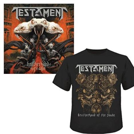 Testament (Metal): Brotherhood Of The Snake (+ Shirt Gr.L), 1 CD und 1 T-Shirt