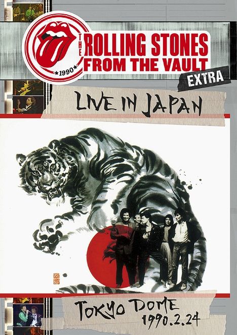 The Rolling Stones: From The Vault: Live At The Tokyo Dome 1990, 3 DVDs