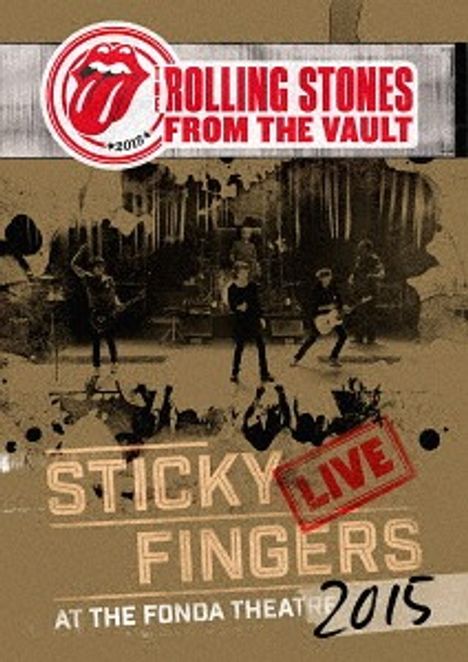 The Rolling Stones: From The Vault: Sticky Fingers – Live At The Fonda Theatre 2015 + Shirt Gr.L, 1 CD, 1 Blu-ray Disc und 1 T-Shirt