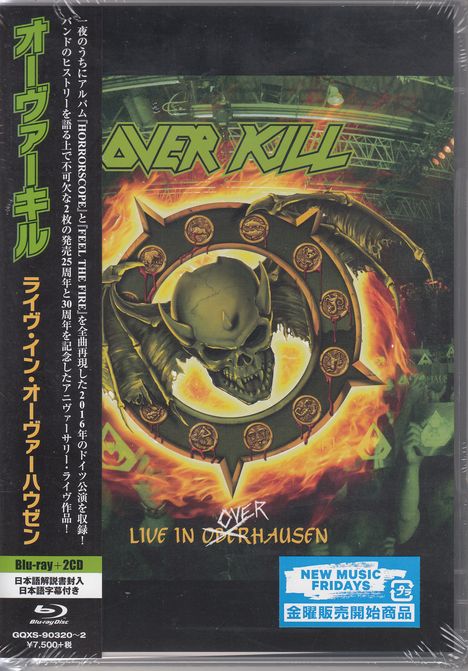 Overkill: Live In Overhausen, 2 CDs und 1 Blu-ray Disc