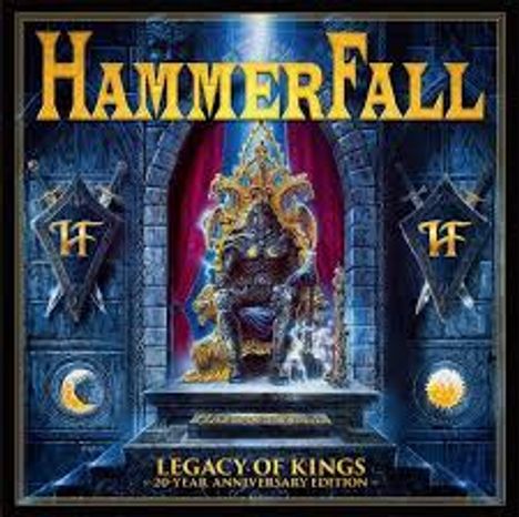 HammerFall: Legacy Of Kings (20-Year-Anniversary-Edition) (Limited-Edition), 2 CDs und 1 DVD