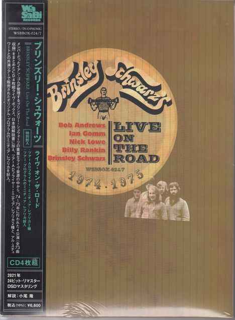 Brinsley Schwarz: Live On The Road 1974 - 1975 (Digibook), 4 CDs