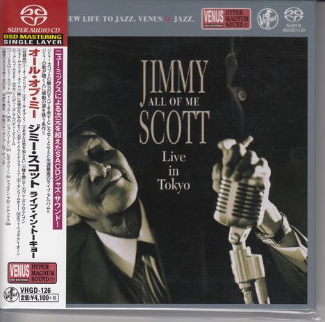 Jimmy Scott (1925-2014): All Of Me: Live In Tokyo (Digibook Hardcover), Super Audio CD Non-Hybrid