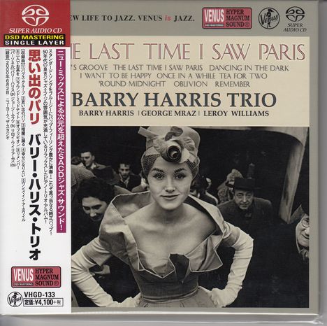 Barry Harris (1929-2021): The Last Time I Saw Paris (Digibook Hardcover), Super Audio CD Non-Hybrid