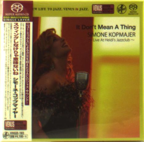 Simone Kopmajer (geb. 1993): It Don't Mean A Thing: Live At Heidi's Jazzclub (Digibook Hardcover), Super Audio CD Non-Hybrid