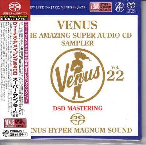 Venus: The Amazing Super Audio CD Sampler Vol.22 (Digibook Hardcover), Super Audio CD Non-Hybrid