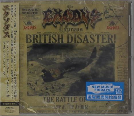 Exodus: British Disaster: The Battle Of '89 (Live At The Astoria), CD