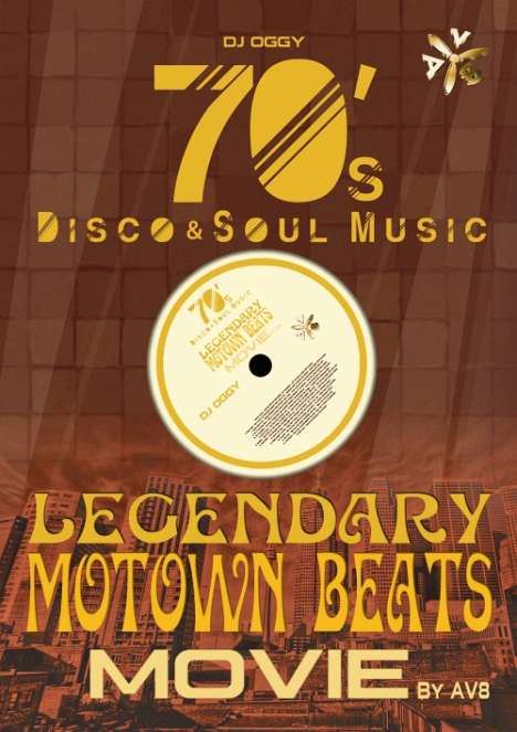 DJ Oggy: Legendary Motown Beats Movie By Av8 -70's Disco &amp; Soul Music-, DVD