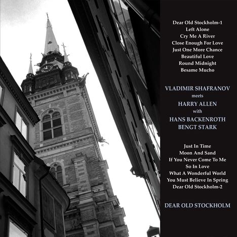Vladimir Shafranov & Harry Allen: Dear Old Stockholm (180g) (Limited Edition), 2 LPs