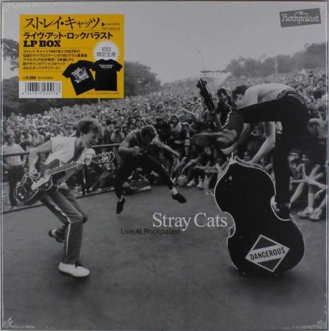 Stray Cats: Live At Rockpalast 1981 &amp; 1983 (180g) (Limited-Edition-Box-Set) (+ T-Shirt Gr. L), 3 LPs