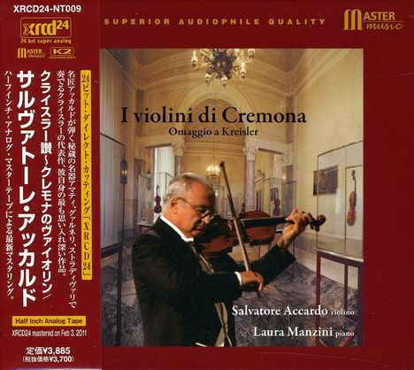 Fritz Kreisler (1875-1962): Ommagio a Kreisler "I violini di Cremona", XRCD