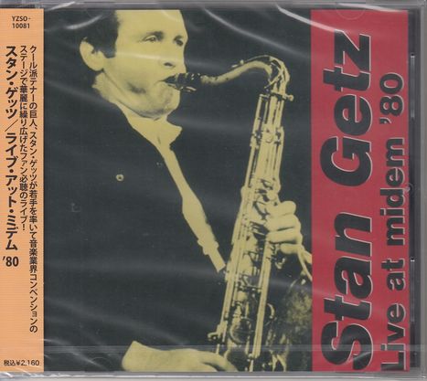 Stan Getz (1927-1991): Live At Midem '80, CD