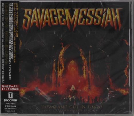 Savage Messiah: Down And Out In Tokyo: Live At Kandamyojin Hall Kandamyojin Live (Japan Bonus Track), CD