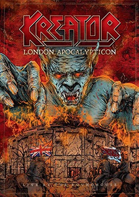 Kreator: London Apocalypticon: Live At The Roundhouse, 1 Blu-ray Disc und 3 CDs