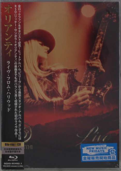 Orianthi: Live From Hollywood, 2 Blu-ray Discs