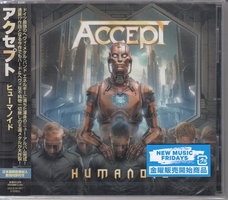 Accept: Humanoid, CD