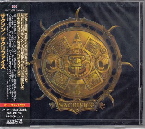 Saxon: Sacrifice, 2 CDs