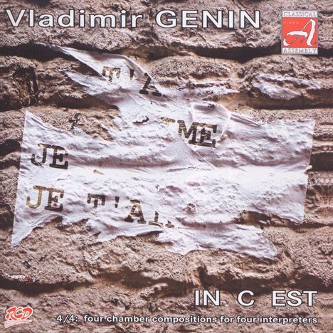 Vladimir Genin (geb. 1958): Kammermusik "In C Est", CD
