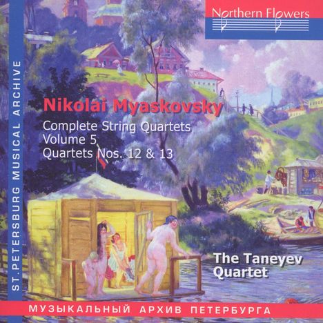 Nikolai Miaskowsky (1881-1950): Streichquartette Vol.5, CD