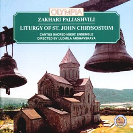 Sacharij Paliashvily (1871-1933): Liturgy of St.John Chrysostom, CD