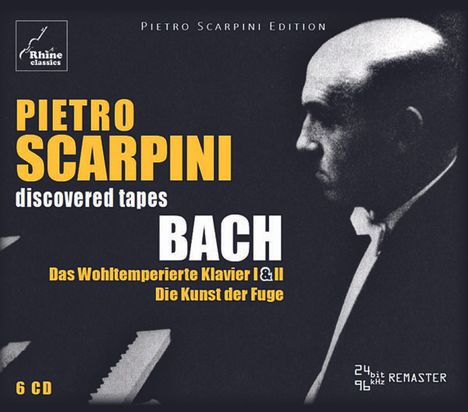 Pietro Scarpini - Discovered Tapes Bach, 6 CDs