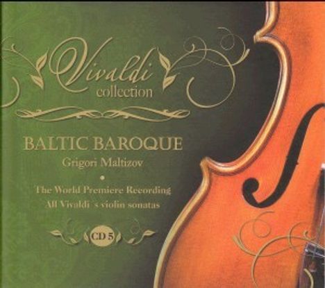 Antonio Vivaldi (1678-1741): Sonaten für Violine &amp; Bc RV 21-26, CD