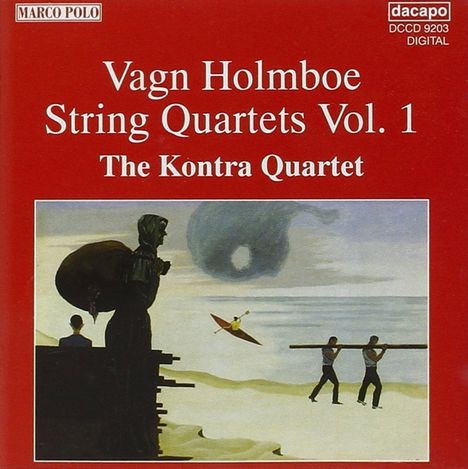 Vagn Holmboe (1909-1996): Streichquartette Nr.1,3,4, CD