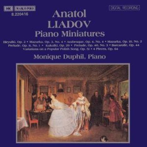 Anatoly Liadow (1855-1914): Klavierwerke, CD
