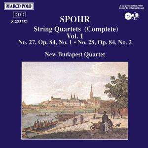Louis Spohr (1784-1859): Streichquartette Vol.1, CD
