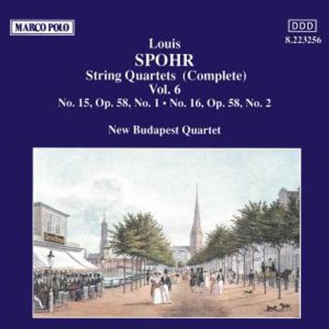 Louis Spohr (1784-1859): Streichquartette Vol.6, CD