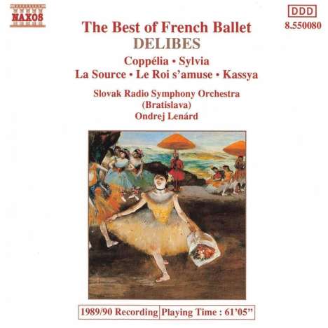 Leo Delibes (1836-1891): Ballettmusik, CD
