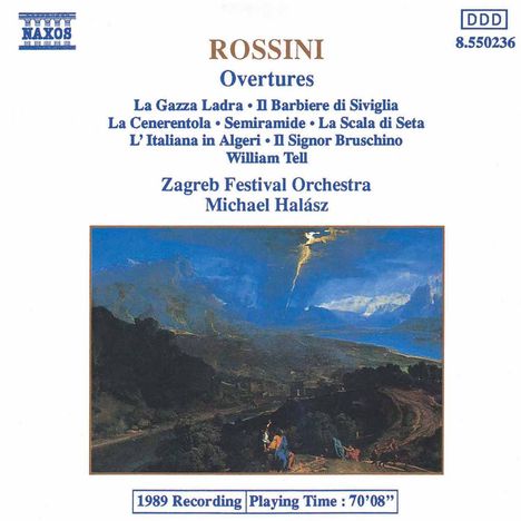 Gioacchino Rossini (1792-1868): Ouvertüren, CD