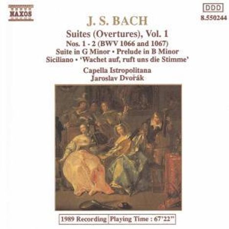 Johann Sebastian Bach (1685-1750): Orchestersuiten Nr.1 &amp; 2, CD