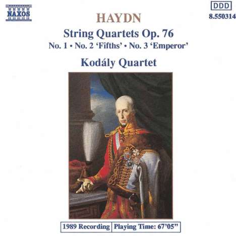 Joseph Haydn (1732-1809): Streichquartette Nr.75-77 (op.76 Nr.1-3), CD