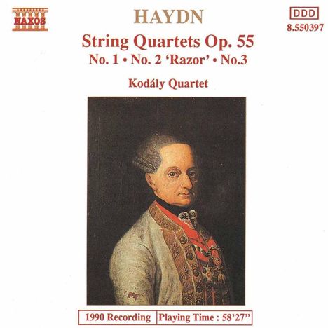 Joseph Haydn (1732-1809): Streichquartette Nr.60-62, CD