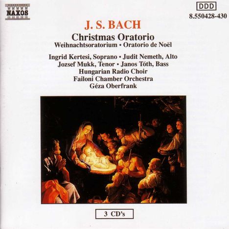 Johann Sebastian Bach (1685-1750): Weihnachtsoratorium BWV 248, 3 CDs