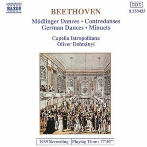 Ludwig van Beethoven (1770-1827): Mödlinger Tänze WoO 17 Nr.1-11, CD