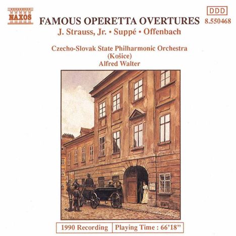 Berühmte Operettenouvertüren, CD