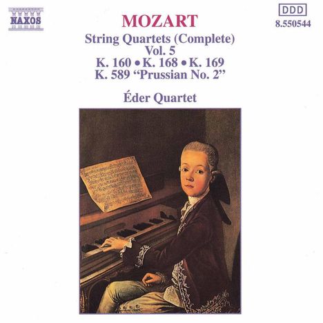 Wolfgang Amadeus Mozart (1756-1791): Streichquartette Nr.6,8,9,22, CD