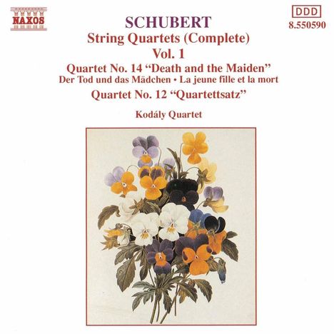 Franz Schubert (1797-1828): Streichquartette Nr.12 &amp; 14, CD