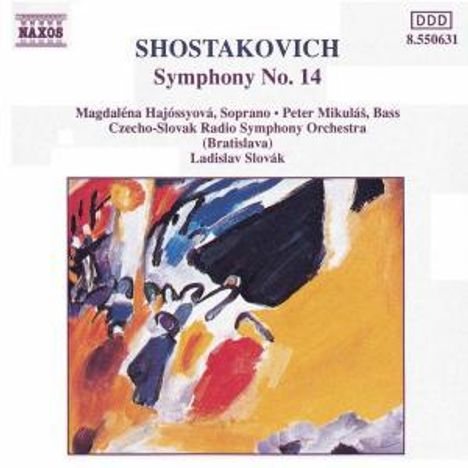 Dmitri Schostakowitsch (1906-1975): Symphonie Nr.14, CD