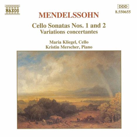 Felix Mendelssohn Bartholdy (1809-1847): Cellosonaten Nr.1 &amp; 2, CD