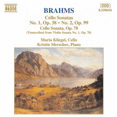 Johannes Brahms (1833-1897): Cellosonaten Nr.1 &amp; 2, CD