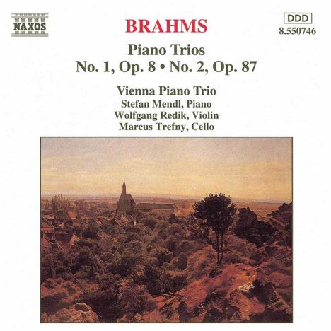 Johannes Brahms (1833-1897): Klaviertrios Nr.1 &amp; 2, CD