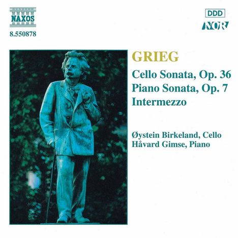 Edvard Grieg (1843-1907): Sonate f.Cello &amp; Klavier op.36, CD