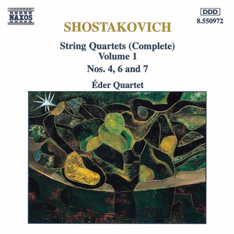 Dmitri Schostakowitsch (1906-1975): Streichquartette Nr.4,6,7, CD